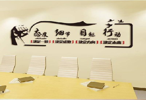 钟祥企业文化墙主要展示什么？