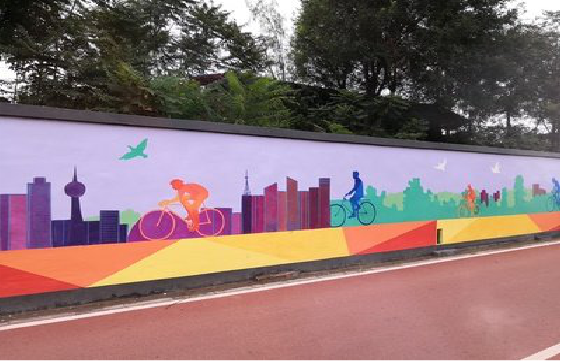 钟祥墙体彩绘-围墙