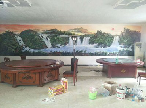 钟祥墙绘-写实风景