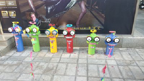 钟祥商业区彩绘