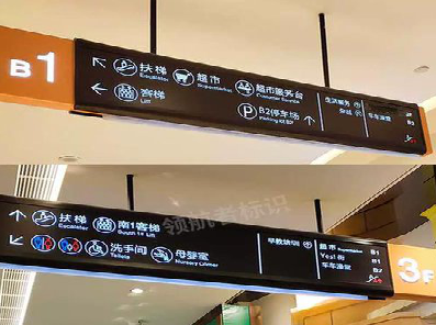 钟祥如何通过商场标识牌引导客流分布？